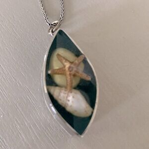 Handcrafted Cape Cod Jewelry Artist Sterling Silver & Shells Custom Necklace